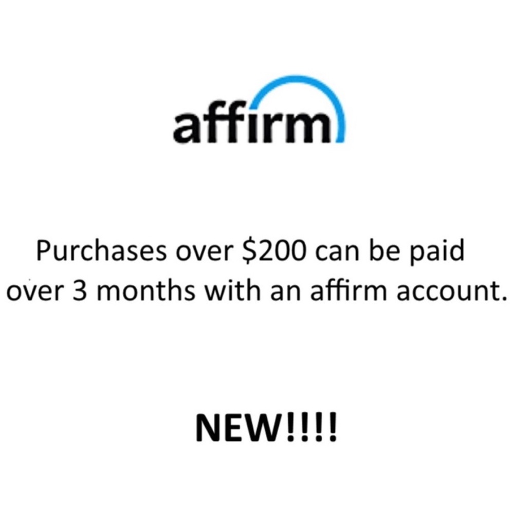 Affirm works with any $200 purchase